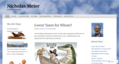 Desktop Screenshot of nicholasmeier.com